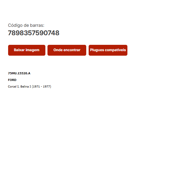 RHO4419 - INT. RE CORCEL I/ BELINA I/ 71 A 77 - UN