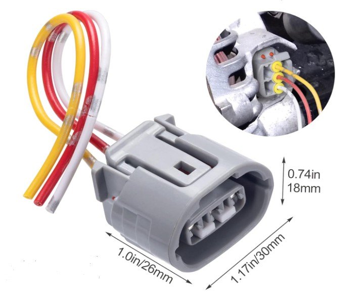 ISO17CH03.5991 - CHICOTE 03 VIAS REGULADOR DE VOLTAGEM E BOBINA COROLLA/ HONDA CIVIC/ GM TRACKER/ SUZUKI/ VITARA/ FIAT UNO/ NISSAN (EMB. COM 01 PECA - VALOR UNITARIO) - PC