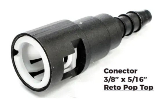 ISO1905631 - CONECTOR 3/8 X 5/16 - RETO - POP TOP (EMB. COM 01 PECA - VALOR UNITARIO) - PC