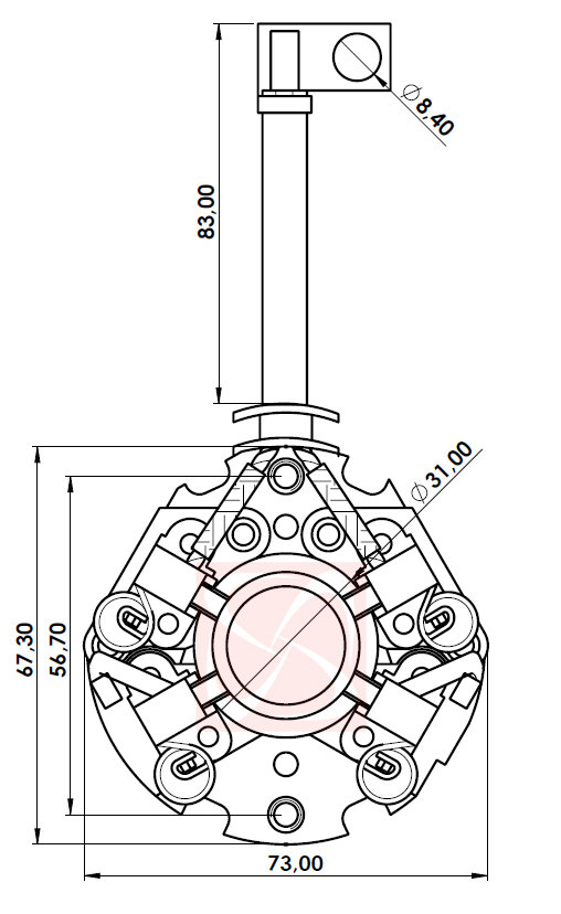 A-156 12V - PORTA ESCOVA PARTIDA CATERP. GM DODGE FORD JEEP 12V - PC A-156 12V - PORTA ESCOVA PARTIDA CATERP. GM DODGE FORD JEEP 12V - PC