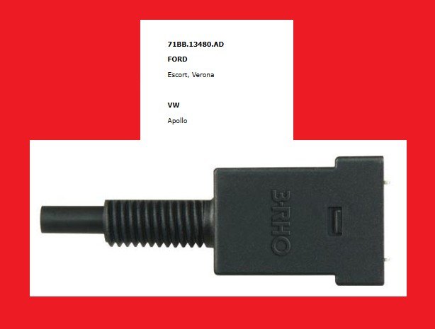 RHO0375 - INT. FREIO ESCORT/ VERONA/ APOLLO - PC