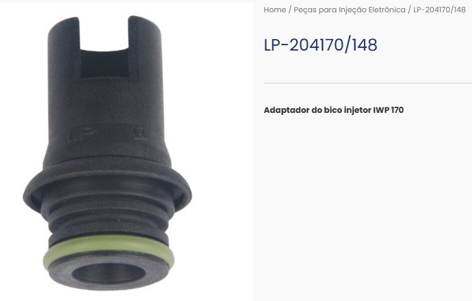 LP148 - ADAPT.BICO INJETOR IWP 170(CURTO)  - UN