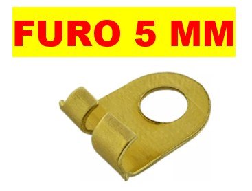 ISO1900027 - TERMINAL OLHAL 3/16L FURO 5 MM COM 100 UNIDADES -VALOR DO CENTO - CT