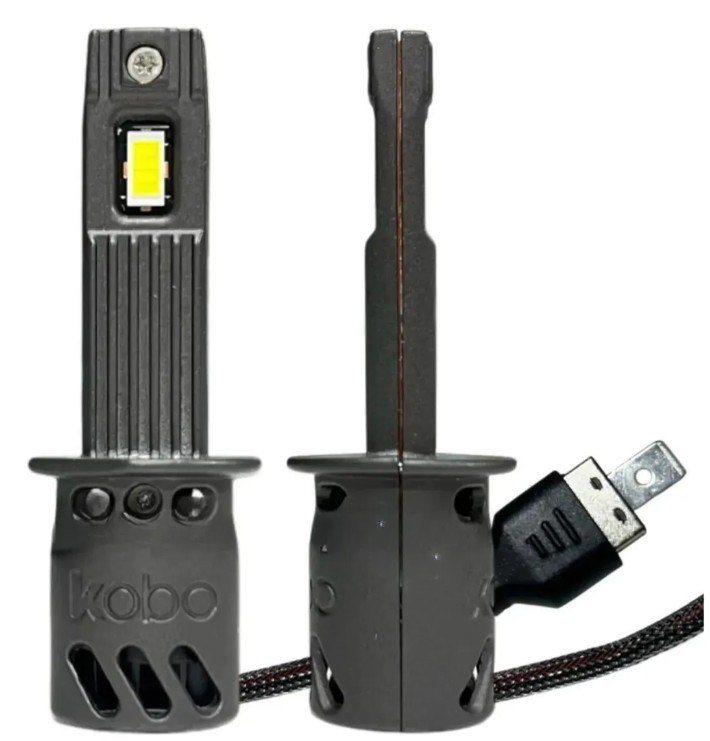 ISO14KB4H1 12V - KIT LAMPADA LED MINI KB4 H1 30000LM 6500K 12V (EMB. COM 02 PECAS - VALOR DO PAR) - KIT