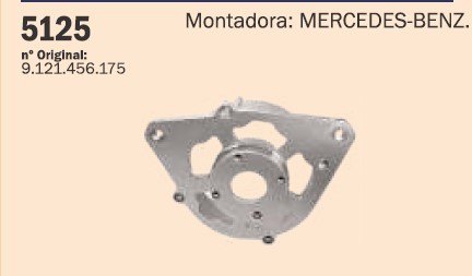 CP5125 - MANCAL ALTERNADOR LADO POLIA MB OH 1635H/ ONIBUS BR400 105A (EMB. COM 1 PEÇA - VALOR UNITARIO) - PC CP5125 - MANCAL ALTERNADOR LADO POLIA MB OH 1635H/ ONIBUS BR400 105A (EMB. COM 1 PEÇA - VALOR UNITARIO) - PC
