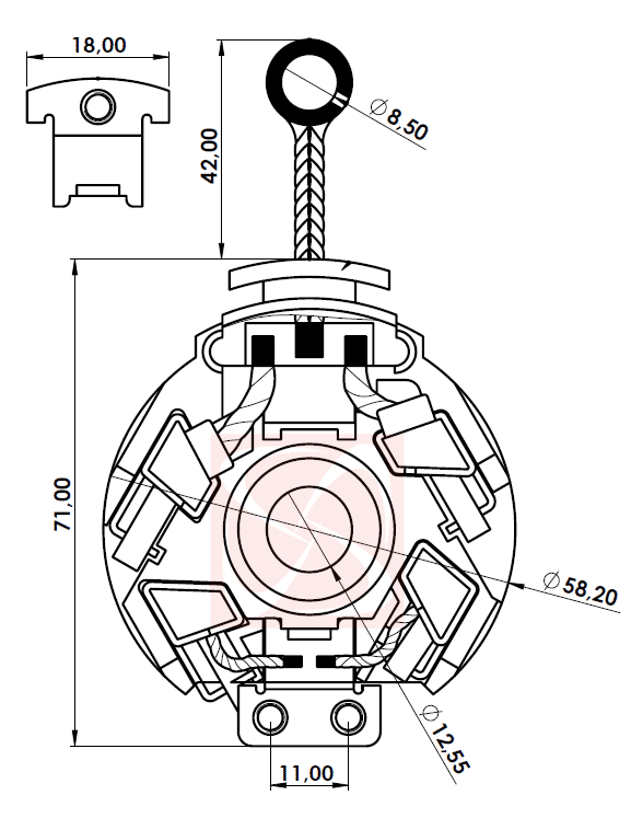 A-242-12V - PORTA ESCOVA PARTIDA TOYOTA HILUX/ COROLLA - PC A-242-12V - PORTA ESCOVA PARTIDA TOYOTA HILUX/ COROLLA - PC