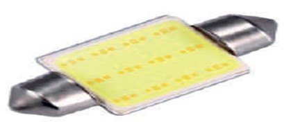 ISO14LT4 41MM 12V  - LAMPADA LED TORPEDO COB 41MM 12V (EMB. COM 01 PC- VALOR UNITARIO) - PC