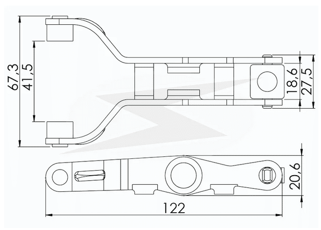 UF-4.444 - GARFO PARTIDA 37 MT MERCEDES BENZ - FORD - GMC - VW C/ MOTOR CUMMINS - PC