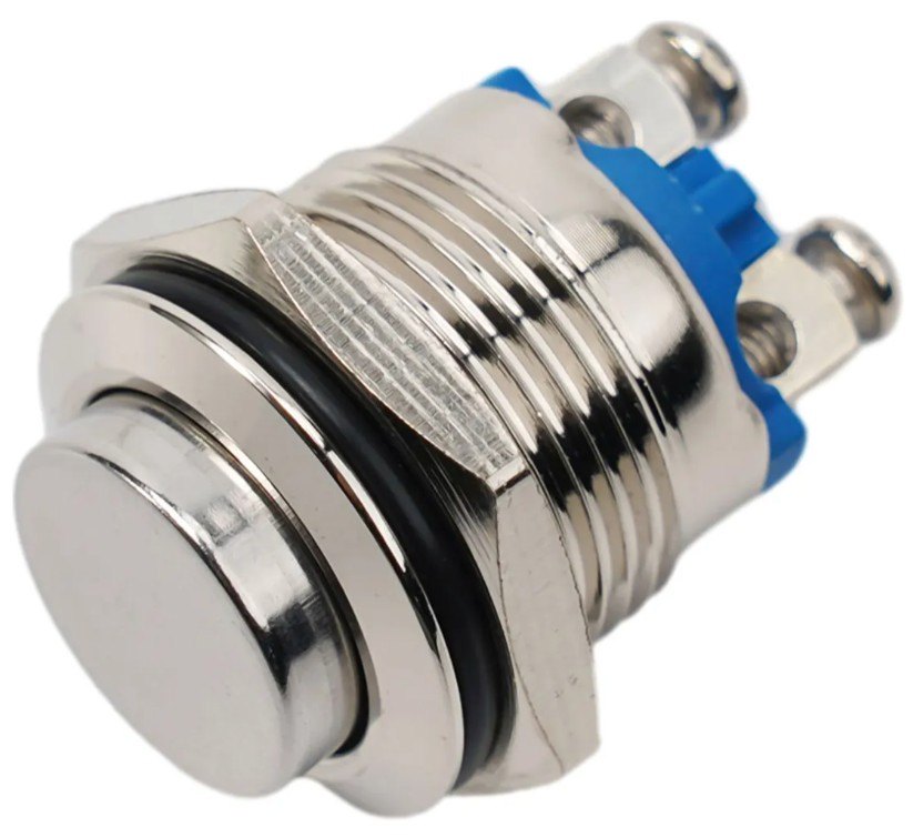 ISO6IT2077 12/24V - BOTAO START METAL UNIVERSAL 16MM 12/24V (EMB. COM 01 PECA - VALOR UNITARIO) - PC ISO6IT2077 12/24V - BOTAO START METAL UNIVERSAL 16MM 12/24V (EMB. COM 01 PECA - VALOR UNITARIO) - PC