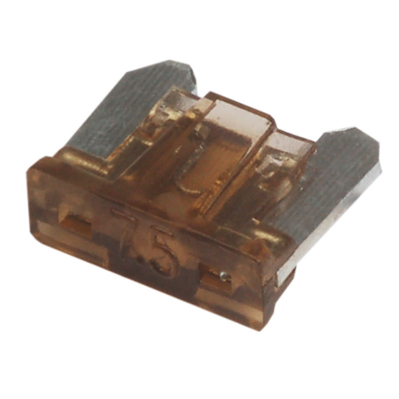 AMS175-07 - FUSIVEL MINI PERFIL BAIXO - 7,5A - MARROM (EMB. COM 10 PCS - VALOR UNITARIO) - PC