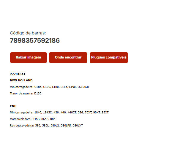 RHO3398 - INT. OLEO TRATOR CASE - C/ MOTOR CUMMINS - PC