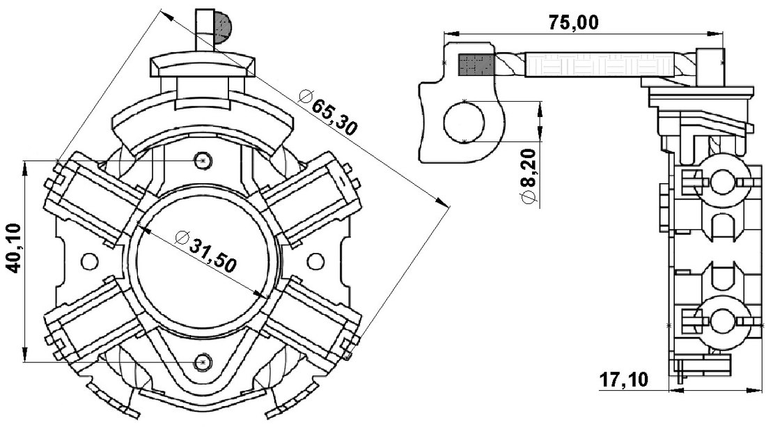 A-307-12V - PORTA ESCOVA PARTIDA- ETORK/ GRAND SIENA/ PALIO/ DOBLO/ STRADA - PC A-307-12V - PORTA ESCOVA PARTIDA- ETORK/ GRAND SIENA/ PALIO/ DOBLO/ STRADA - PC