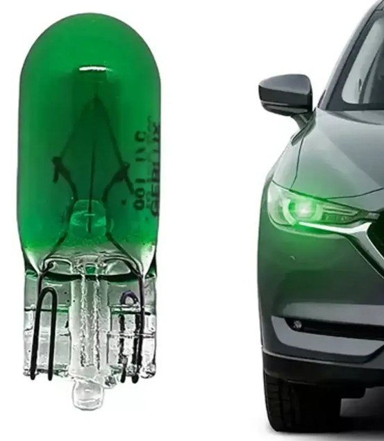ISO14LX12961 VD 12V - LAMPADA HALOGENA PINGO T10 12V VERDE 5W 2825 (EMB. COM 10 PECAS - VALOR UNITARIO) - PC ISO14LX12961 VD 12V - LAMPADA HALOGENA PINGO T10 12V VERDE 5W 2825 (EMB. COM 10 PECAS - VALOR UNITARIO) - PC