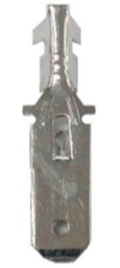 ISO82187 - TERMINAL ESPADAO ESTANHADO 6,35 MM/ FIO 1,5 MM (EMB. COM 100 PECAS - VALOR DO CENTO) - CT