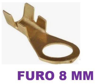 ISO1900024-8MM - TERMINAL OLHAL 5/16 FURO 8MM (50 PCS - VALOR UNIT) - PC ISO1900024-8MM - TERMINAL OLHAL 5/16 FURO 8MM (50 PCS - VALOR UNIT) - PC