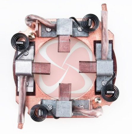 A-972-12V - PORTA ESCOVA PARTIDA ISKRA/ JOHN DEERE/ VALTRA 685C/ 685F C/ MOTOR MWM - PC