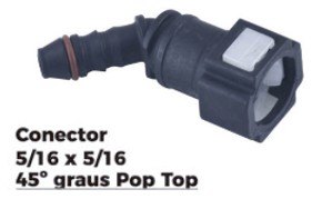 ISO1905611 - CONECTOR 5/16 X 5/16 - 45 GRAU - POP TOP (EMB. COM 01 PECA - VALOR UNITARIO) - PC ISO1905611 - CONECTOR 5/16 X 5/16 - 45 GRAU - POP TOP (EMB. COM 01 PECA - VALOR UNITARIO) - PC