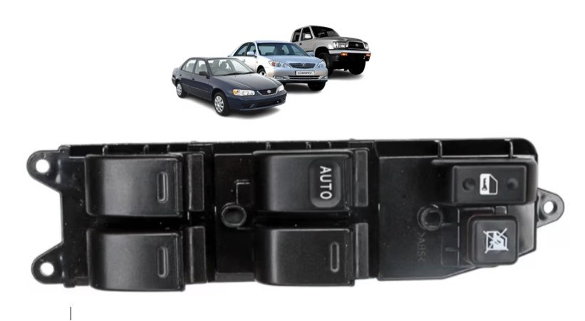 ISO17I34490 - INTERRUPTOR VIDRO ELETRICO TOYOTA HILUX 98 04/ CAMRY 97 - PC