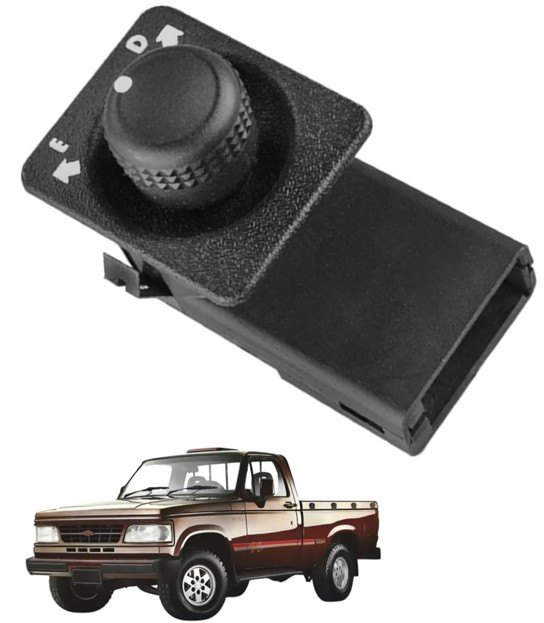 K-3931300 - BOTAO COMANDO RETROVISOR D-20 91 A 97 - ELETRICO (EMB. COM 01 PECA - VALOR UNITARIO) - PC K-3931300 - BOTAO COMANDO RETROVISOR D-20 91 A 97 - ELETRICO (EMB. COM 01 PECA - VALOR UNITARIO) - PC