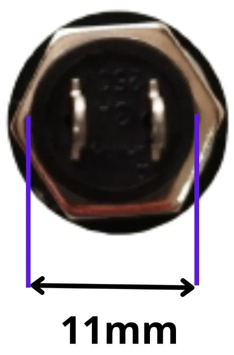 ISO6IT1221 A - CHAVE ON/OFF REDONDA BOTAO VERDE 12MM LIGA/ DESLIGA (EMB. COM 01 PC - VALOR UNITARIO) - PC