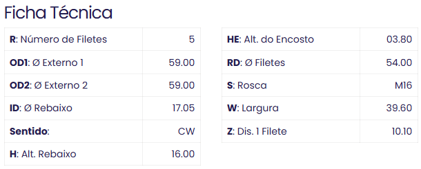 77.1015.0 - POLIA RODA LIVRE ALT PALIO/ STILO/ DOBLO 1.8/ MERIVA/ S/ A/C 2002/ ( 05 PK - HORARIO) ROSCA M16  - UN
