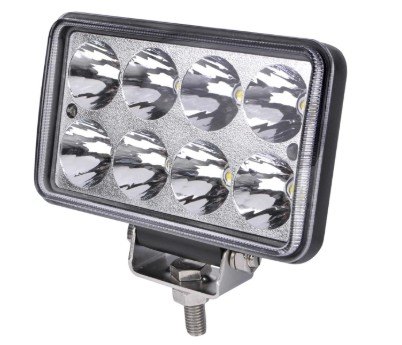 ISO224202 12/24V - FAROL LED RETANGULAR 8 LED 24W 12/24V (EMB. COM 01 PECA- VALOR UNITARIO) - PC