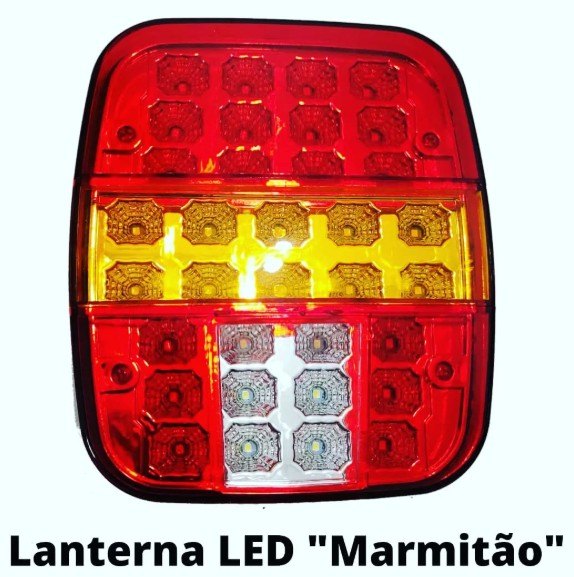 ISO225303 12/24V - LANTERNA TRASEIRA LED MARMITAO 12/24V (EMB. COM 01 PECA- VALOR UNITARIO) - PC