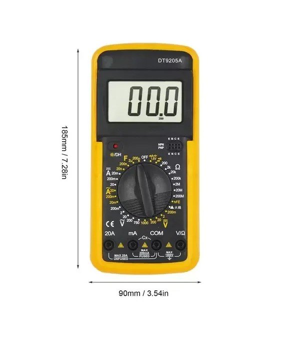 ISO6MT9533 - MULTIMETRO DIGITAL 9533 (EMB. COM 01 PECA - VALOR UNITARIO) - PC