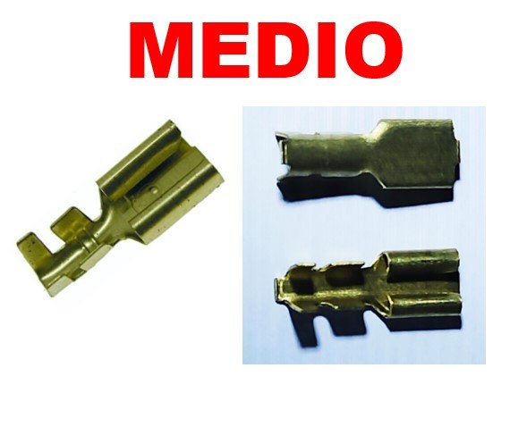 ISO1900002 MEDIO - TERMINAL ENCAIXE MEDIO 4,8 MM (100 PCS - VALOR DO CENTO) - CT ISO1900002 MEDIO - TERMINAL ENCAIXE MEDIO 4,8 MM (100 PCS - VALOR DO CENTO) - CT