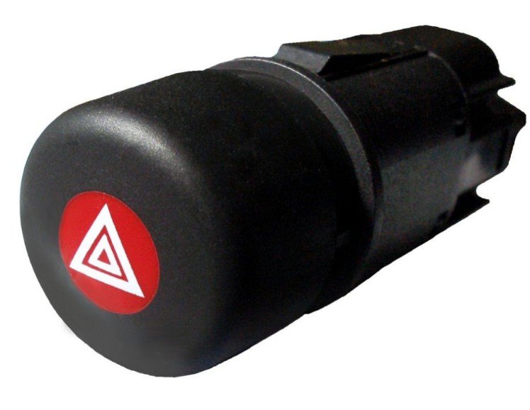 DNI2050 12V - BOTAO PISCA ALERTA  FORD KA TDS 07 TERMINAIS - PC