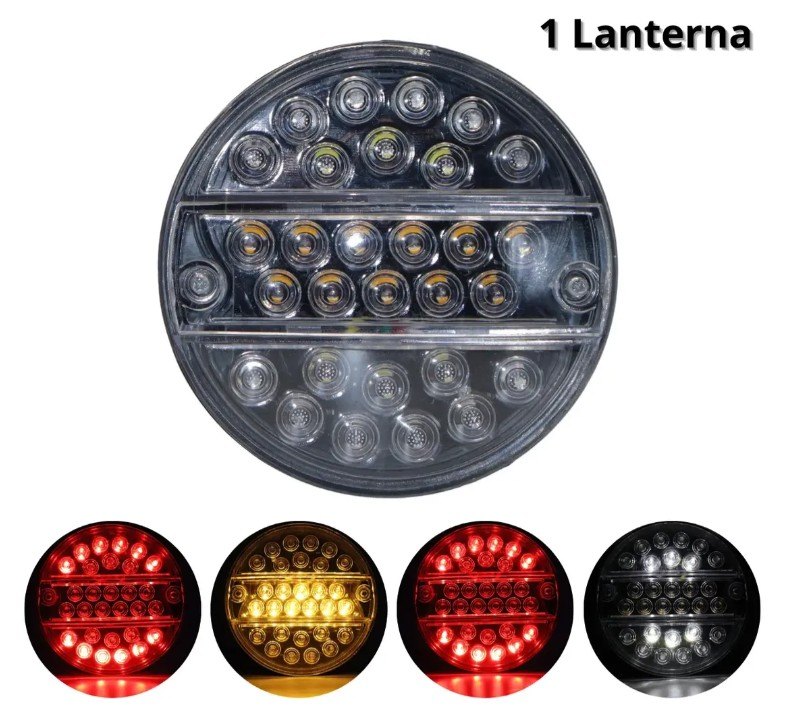 ISO22T5307 12/24V - LANTERNA TRASEIRA LED REDONDA 29 LEDS 12/24V LE/ LD MULTIUSO (EMB. COM 01 PECA- VALOR UNITARIO) - PC ISO22T5307 12/24V - LANTERNA TRASEIRA LED REDONDA 29 LEDS 12/24V LE/ LD MULTIUSO (EMB. COM 01 PECA- VALOR UNITARIO) - PC