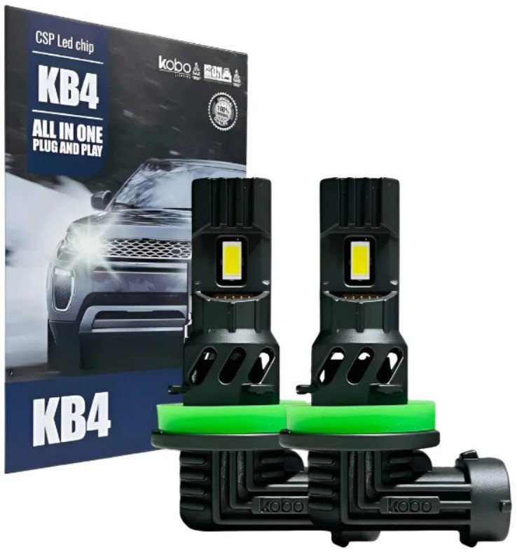 ISO14KB4HB4 12V - KIT LAMPADA LED MINI KB4 HB4 30000LM 6500K 12V (EMB. COM 02 PECAS - VALOR DO PAR) - KIT