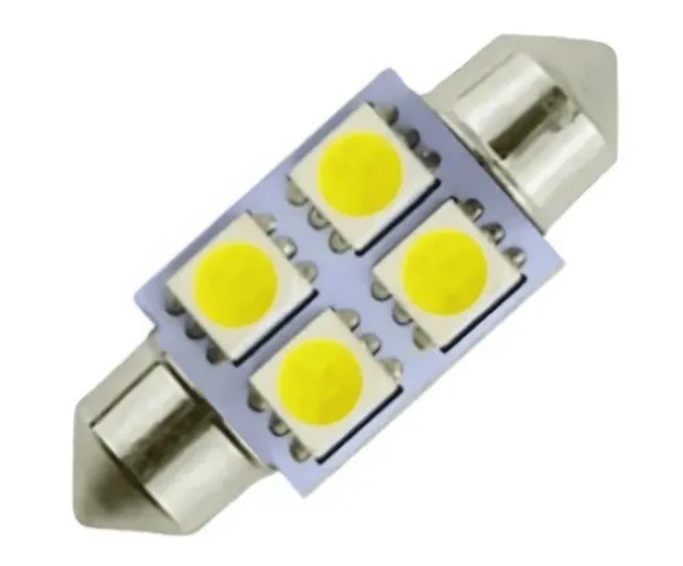 ISO6LTP0031 12V - LAMPADA TORPEDO LED 12V 31MM (EMB. COM 1 PECA- VALOR UNITARIO) - PC ISO6LTP0031 12V - LAMPADA TORPEDO LED 12V 31MM (EMB. COM 1 PECA- VALOR UNITARIO) - PC