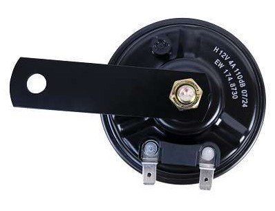 ISO26B4.8730 12V - BUZINA UNIVERSAL PAQUERINHA 12V DUPLA CAMINHAO/ ONIBUS 92MM - 420/350 HZ (EMB. COM 02 PECAS - VALOR DO PAR) - PC