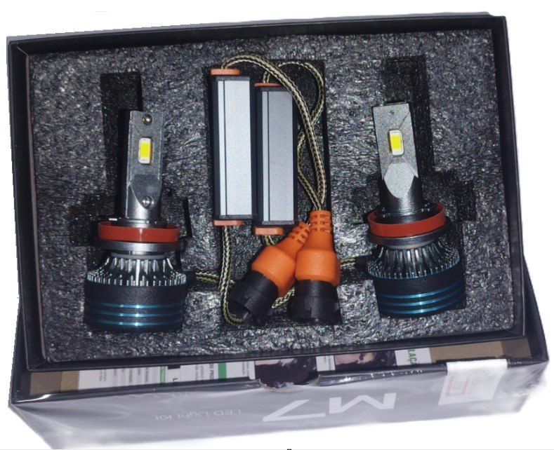 ISO14LFM7 H11 12V - KIT LAMPADA LED M7 H11 12V 45W 6500K - SUPER CAMBUS - CHIP CSP (EMB. COM 02 PCS - VALOR DO PAR) - KIT