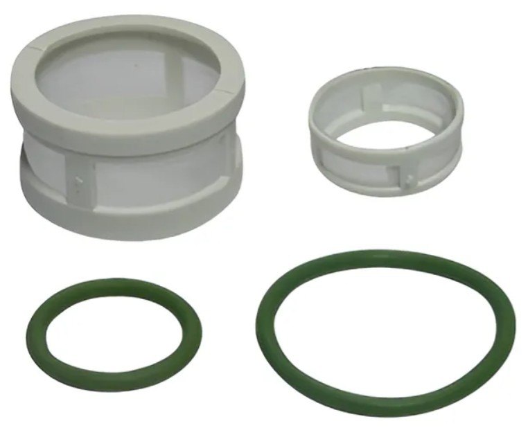 ISO1902003 P - REPARO BICO INJETOR FIAT/ MARELLI/ FORD/ SINGLE POINT- TELA EM POLIESTER (EMB. COM 02 FILTROS E 02 ANEIS DE VITON- PREÇO DO KIT) - KIT