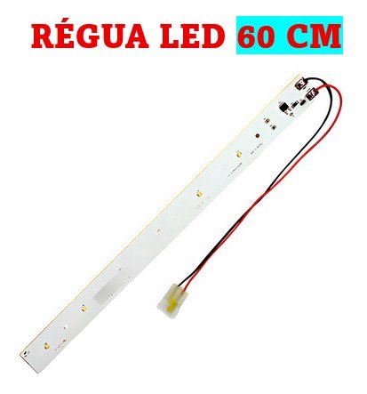 ISO225060 12/24V - REGUA LED AUTO 12/24V 60CM COM CONECTOR (EMB. COM 01 PECA- VALOR UNITARIO) - PC