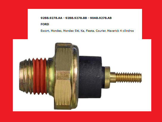RHO3324 - INT. OLEO FORD ESCORT MONDEO KA FIESTA - UN