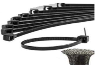 ISOAP100MPT - ABRACADEIRA NYLON 10 CM PRETA (EMB. COM 100 PCS - VALOR DO CENTO) - CT