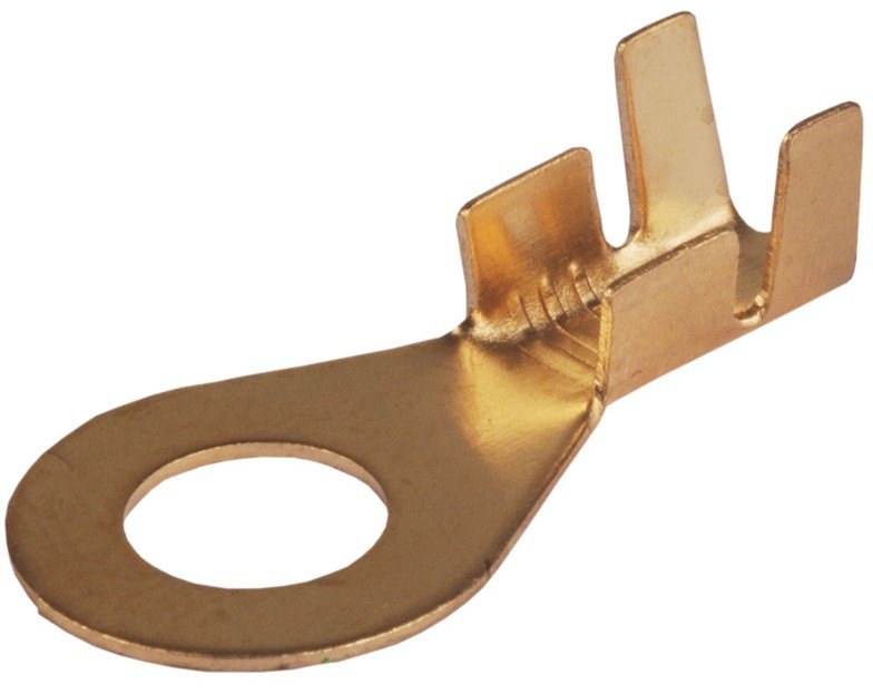 AMS81028 - TERMINAL OLHAL 1/4 X 0,50 MM (EMB. COM 100 PECAS - VALOR DO CENTO) - CT