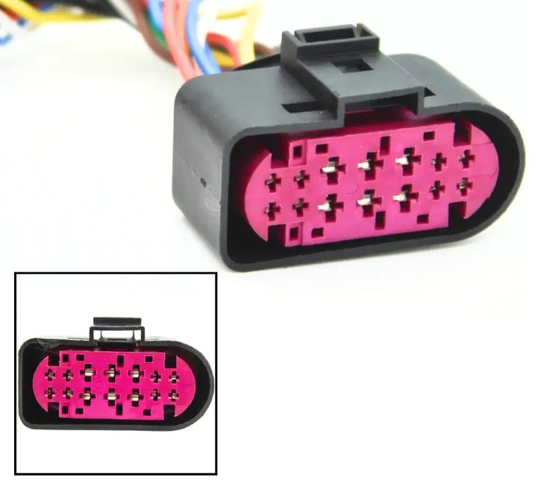 ISO314001 - CHICOTE 14 VIAS PARA FAROL LED VOLKSWAGEN JETTA, TIGUAN,T-CROSS, HIGHLINE ( CP ISO302027 ) - PC ISO314001 - CHICOTE 14 VIAS PARA FAROL LED VOLKSWAGEN JETTA, TIGUAN,T-CROSS, HIGHLINE ( CP ISO302027 ) - PC