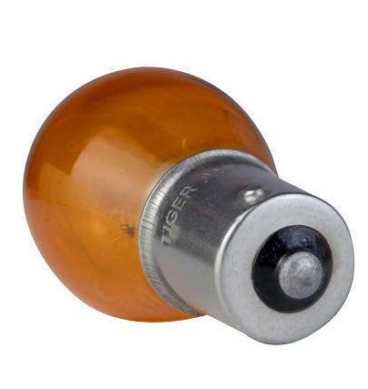 ISO26L5.006 12V - LAMPADA HALOGENA 21W 12V 1 POLO PY AMARELA BAU15S (EMB. COM 10 PECAS - VALOR UNITARIO) - PC
