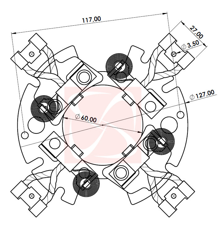 A-120-12V - PORTA ESCOVA PARTIDA 12V 37MT/ 41MT GM/ CUMMINS/ FORD/ VW - PC A-120-12V - PORTA ESCOVA PARTIDA 12V 37MT/ 41MT GM/ CUMMINS/ FORD/ VW - PC