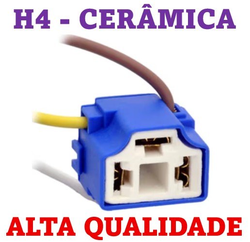 ISO17CH03.2013 - CHICOTE 03 VIAS LAMPADA H4 - CERAMICA - COM FIO 1,50 MM (EMB. COM 05 PECAS - VALOR UNITARIO) - PC