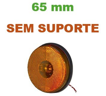 ISO14TR437 AM 12/24V - LANTERNA LATERAL 65MM - AMARELO - 12/24V - SEM SUPORTE (EMB. COM 01 PECA - VALOR UNITARIO) - PC ISO14TR437 AM 12/24V - LANTERNA LATERAL 65MM - AMARELO - 12/24V - SEM SUPORTE (EMB. COM 01 PECA - VALOR UNITARIO) - PC