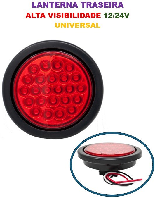 ISO22T5393 VM 12/24V - LANTERNA TRASEIRA 12/24V ALTA VISIBILIDADE, 2,8 CM X 13 CM (EMB. COM 01 PECA- VALOR UNITARIO) - PC ISO22T5393 VM 12/24V - LANTERNA TRASEIRA 12/24V ALTA VISIBILIDADE, 2,8 CM X 13 CM (EMB. COM 01 PECA- VALOR UNITARIO) - PC