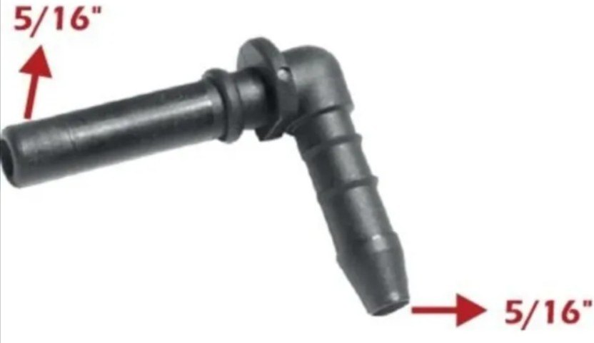 ISO1905103 - ADAPTADOR LINHA FIAT- FLAUTA FIRE/ FORD 90 GRAUS- TAMPA MODULO COMBUSTIVEL (EMB. COM 01 PECA - VALOR UNITARIO) - PC