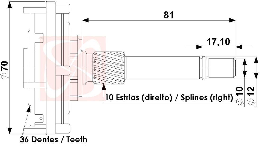 P1-153 - PLANETARIA COROLLA/ FIELDER 1.8I 16V-98> 2002 - CJ