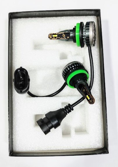 ISO14LFR8 H11 12V - KIT LAMPADA LED R8 H11 12V 42W 30000LM 6500K (EMB. COM 02 PC- VALOR DO PAR) - KIT