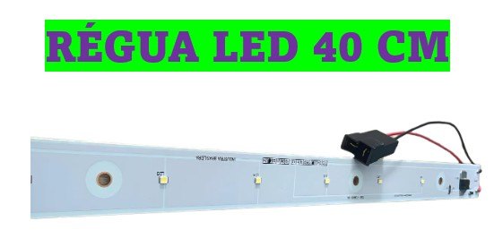 ISO225040 12/24V - REGUA LED AUTO 12/24V 40CM COM CONECTOR (EMB. COM 01 PECA- VALOR UNITARIO) - PC